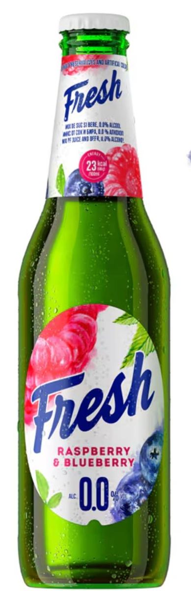 Fresh Afine si Zmeura 0 % Alc.